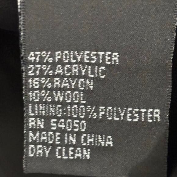 Kasper Jacket Women's Size 14W Blue Tweed Office Career Formal Lined Blazer - Picture 4 of 10